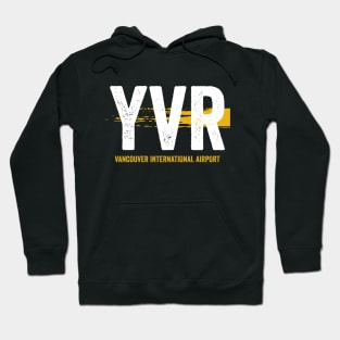 YVR Airport Code Vancouver International Airport Hoodie